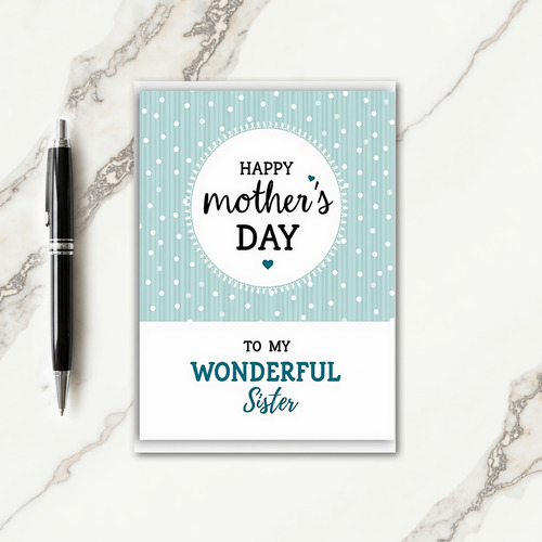 Sweet Mothers Day Polka Dots Card