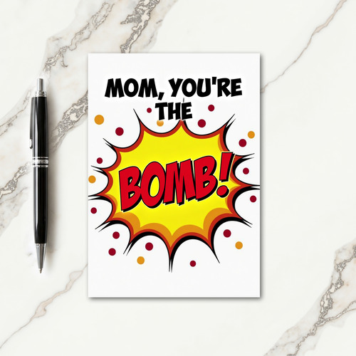 Sweet Mothers Day Pop Art Card