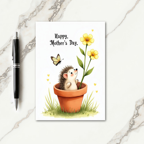 Sweet Mothers Day Pot Friend Card