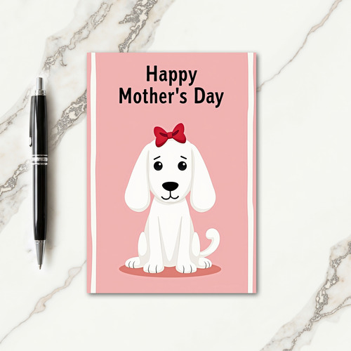 Sweet Mothers Day Pup Card