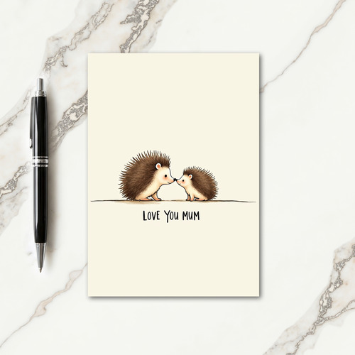 Sweet Mothers Day Quill Card