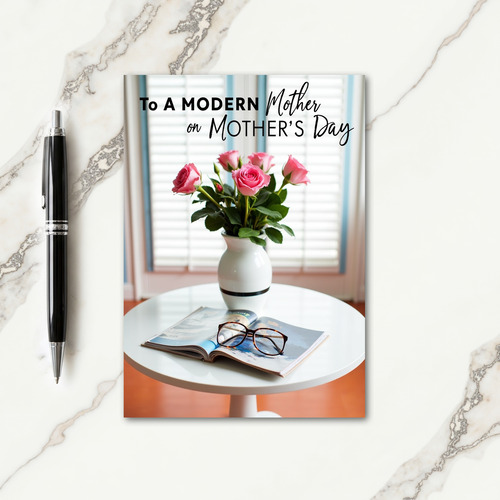 Sweet Mothers Day Reading Card