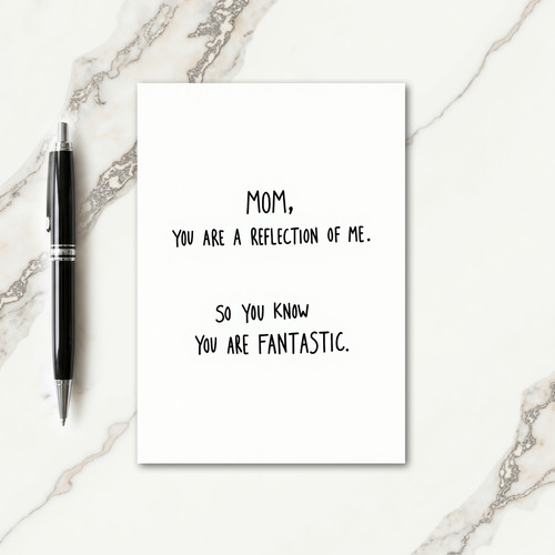 Sweet Mothers Day Reflection Card