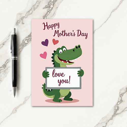 Sweet Mothers Day Reptile Card