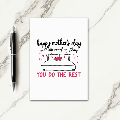 Sweet Mothers Day Rest Card