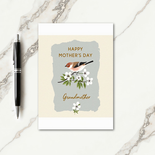 Sweet Mothers Day Robin Art Card