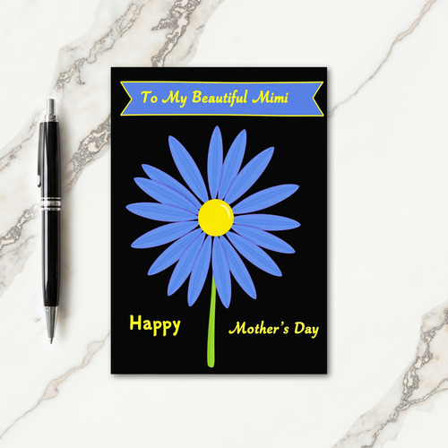 Sweet Mothers Day Script Banner Card