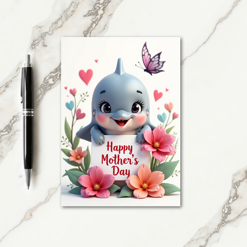 Sweet Mothers Day Sea Creature Card