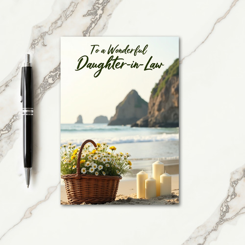 Sweet Mothers Day Seaside Card