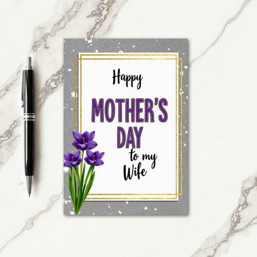Sweet Mothers Day Shimmer Card