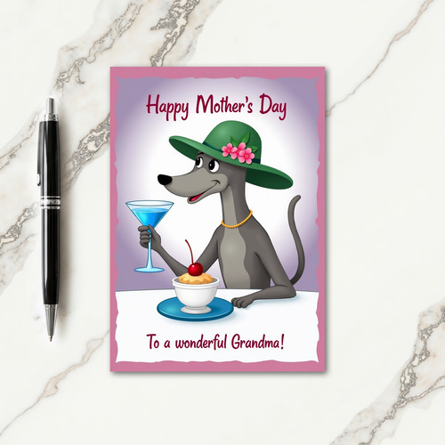 Sweet Mothers Day Sighthound Card