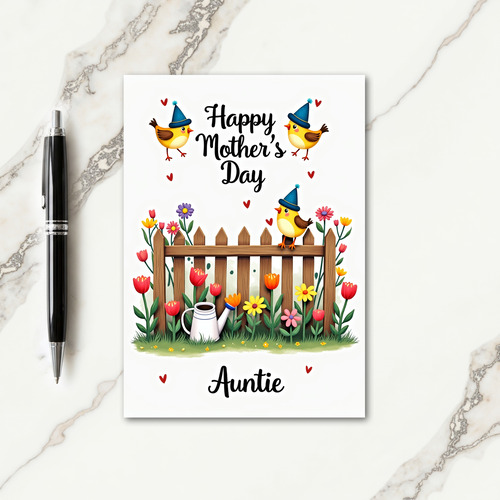Sweet Mothers Day Spring Birds Card