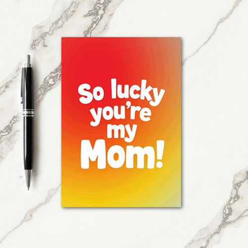 Sweet Mothers Day Sunburst Card