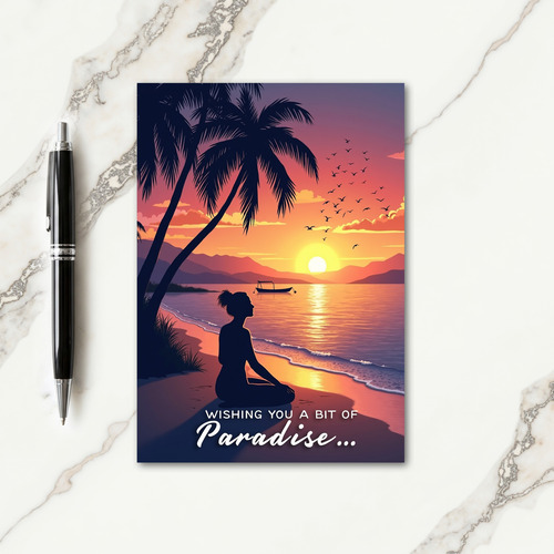 Sweet Mothers Day Sunset Card