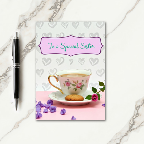 Sweet Mothers Day Tea Time Card