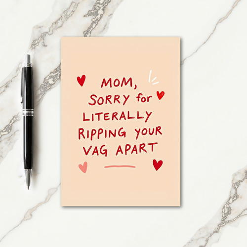 Sweet Mothers Day Text Art Card