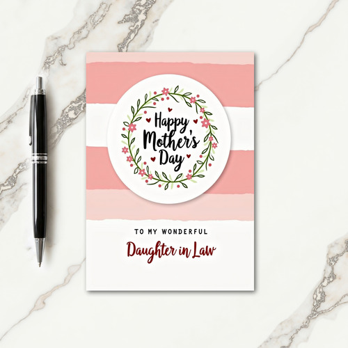 Sweet Mothers Day To Daughter Card