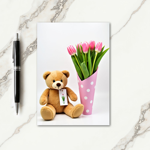 Sweet Mothers Day Toy Animal Card