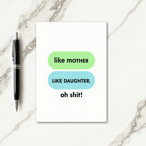 Sweet Mothers Day Traits Card