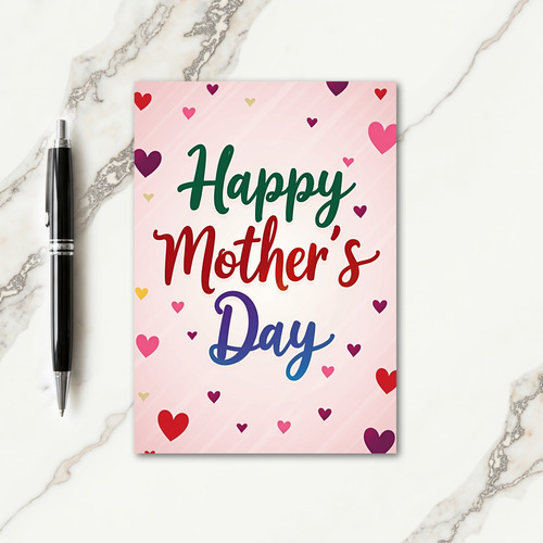 Sweet Mothers Day Type Card