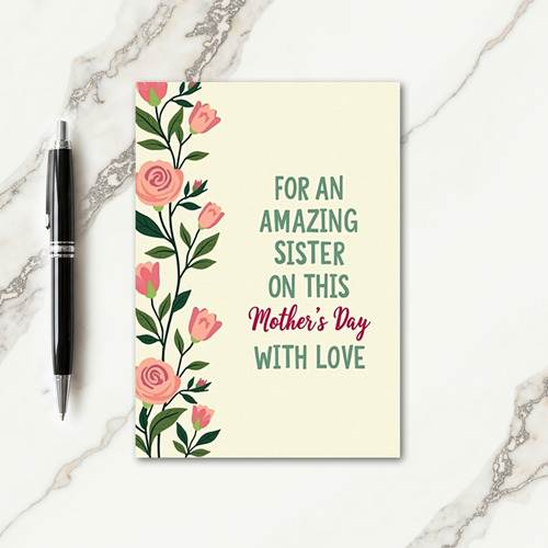 Sweet Mothers Day Vine Card