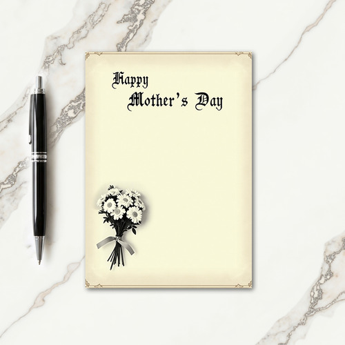 Sweet Mothers Day Vintage Card