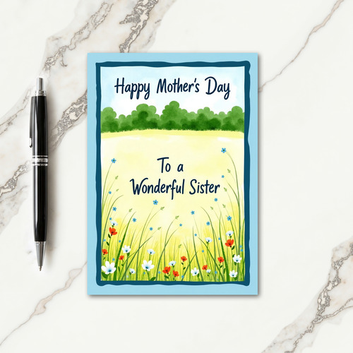 Sweet Mothers Day Vista Card