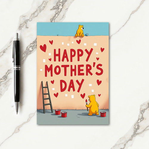 Sweet Mothers Day Wall Art Card