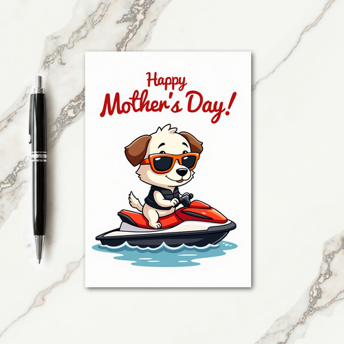 Sweet Mothers Day Water Card