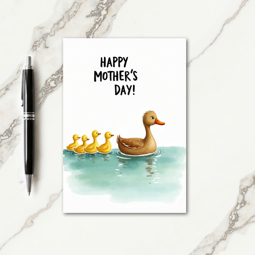 Sweet Mothers Day Waterbird Card