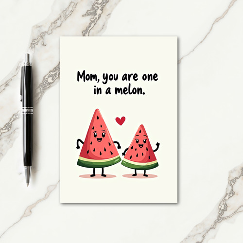 Sweet Mothers Day Watermelon Card