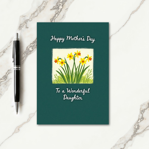 Sweet Mothers Day Yellow Card