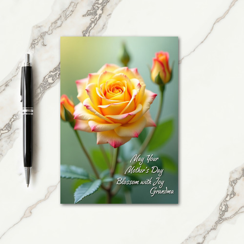 Sweet Mothers Rose Bloom Card