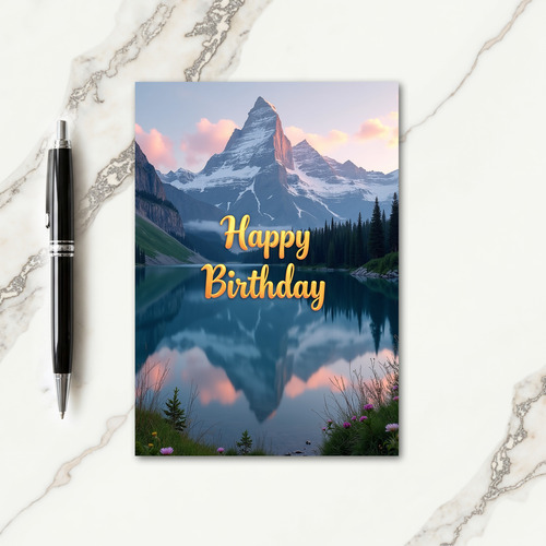 Sweet Mountain Vista Card