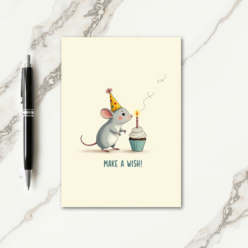 Sweet Mouse Birthday Card