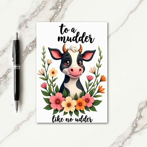 Sweet Mudder Like No Udder Card