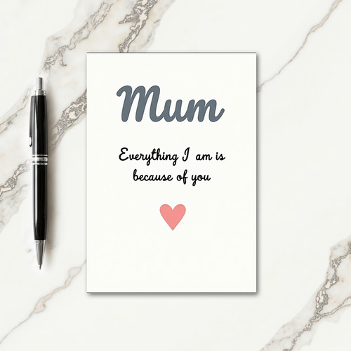 Sweet Mum Gratitude Card