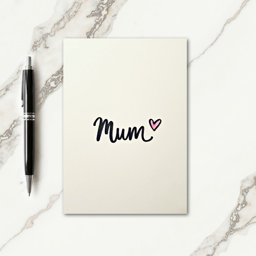 Sweet Mum Heartfelt Message Card