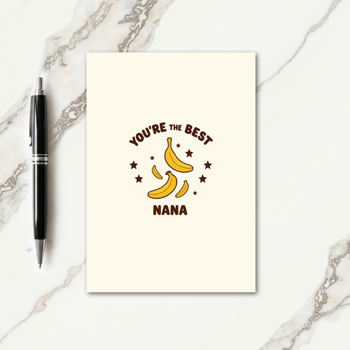Sweet Nanas Day Fruit Stars Card