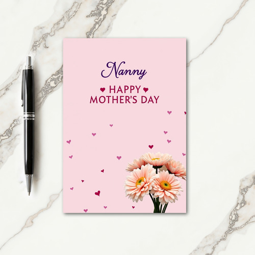 Sweet Nanny Mothers Day Card