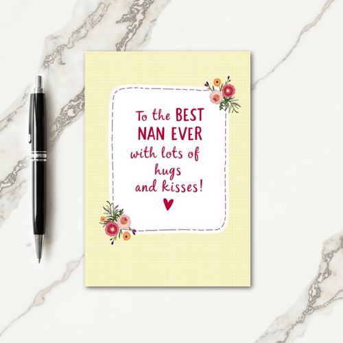 Sweet Nans Floral Day Card