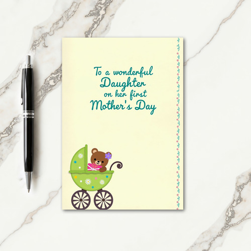 Sweet New Mom Stroller Card