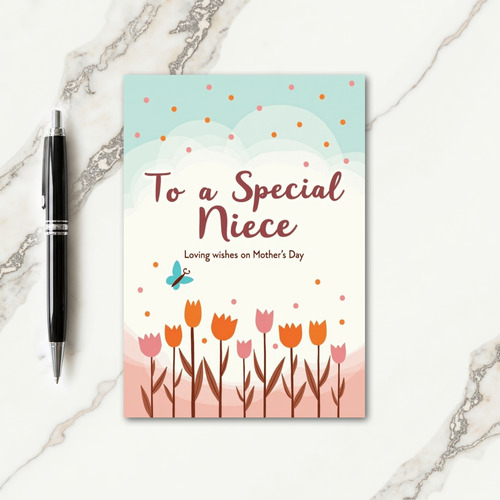Sweet Niece Mothers Day Floral Card