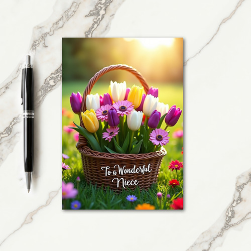 Sweet Niece Springtime Card