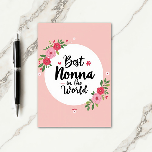 Sweet Nonna Floral Mothers Day Card