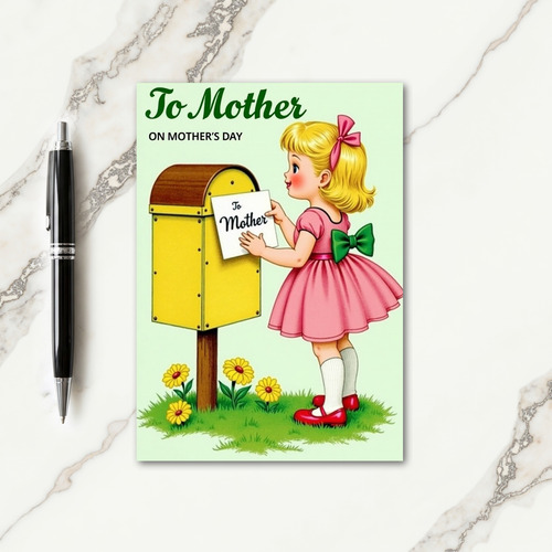 Sweet Note To Mother Card