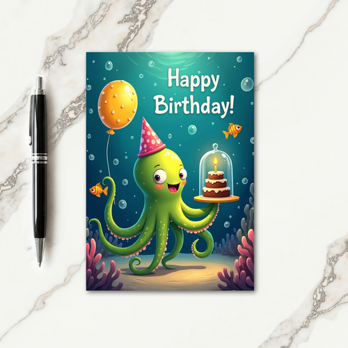 Sweet Ocean Friend Birthday Card