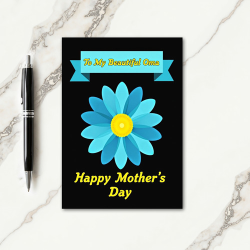 Sweet Oma Mothers Day Card