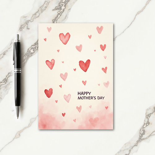 Sweet Painted Mothers Day Card