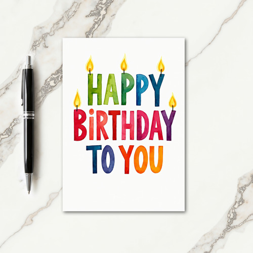Sweet Painted Typography Card